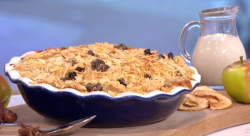 Candice’s salted caramel apple crumble dessert on This Morning