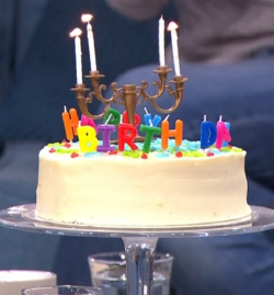 Eamonn Holmes’s birthday cake by Candice Brown on This Morning