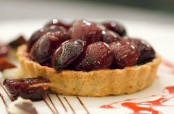 Gary’s cherry crumble tart dessert on Masterchef The Professionals