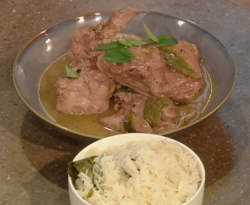 Vivek Singh’s chicken stew with sweet and sour rice dish on Christmas Kitchen