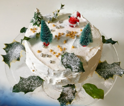 Rory O’Connell and Darina Allen’s white Christmas cake