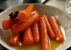 Tom Kerridge’s carrots cooked with star anise on Saturday Kitchen