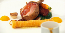 Ellie’s pork with five spice sauce dish on MasterChef: The Professionals