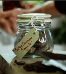 Nigel Slater’s festive chocolate flapjacks with hazelnuts on Saturday Kitchen