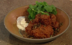 Matt’s Sichuan fried chicken on Christmas Kitchen