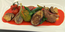 Brenton’s pigeon with a morel sauce dish on MasterChef: The Professionals