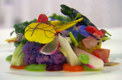 George Blogg’s garden salad dish on MasterChef: The Professionals