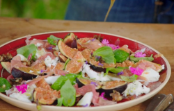 Jimmy’s Parma Ham and Wild Honey Salad on Jamie and Jimmy’s Friday Night Feast