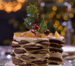 James Martin Chocolate and Coffee Ice box Cake for Mary Berry on Christmas with Friends