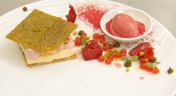 Rich’s lime meringue pie dessert on MasterChef: The Professionals