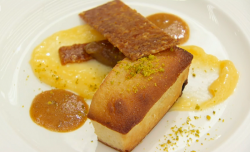 Arnaud’s limoncello and sultana cake on MasterChef: The Professionals