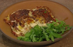 Matt’s Vincisgrassi  lasagne with pasta dish on Christmas Kitchen