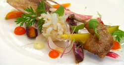 George Blogg’s quail starter dish on MasterChef: The Professionals