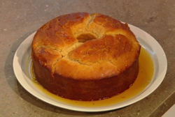 Matt’s Classic rum baba dessert on Christmas Kitchen