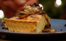 Matt’s Stinking Bishop tart with wild mushroom and walnuts dish on Saturday Kitchen