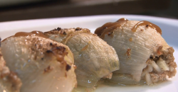 Greek stuffed onions on Rick Stein’s Long Weekends