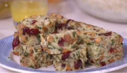 Phil’s gluten free cranberry and cashew nut stuffing on This Morning