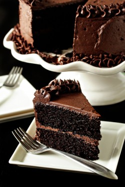 Chocolate Cake with buttercream frosting
