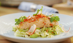 Mary Berry yuzu salmon with ginger and chilli dressing recipe on Mary Berry Everyday