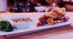 The Hairy Bikers salt and pepper squid with chilli dipping sauce on Saturday Kitchen