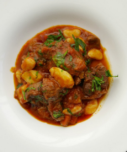 Simon Rimmer ‘Windsor Cut’ of Lamb with Beans and Tomato on Sunday Brunch