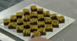 Michael Portillo’s brownies made to Bertha Palmer’s pastry chef recipe on Great Amer ...