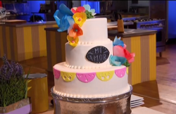 Dan’s Mexican vanilla butter cake on Spring Baking Championships