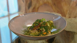 Nigel Haworth January King cabbage with mussels and cockles fondue on Saturday Kitchen