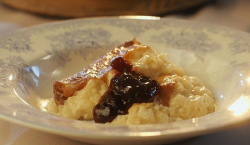 Mary’s classic rice pudding with jam on Mary Berry Everyday