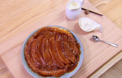 John Whaite banoffee tarte tatin dessert on Chopping Block