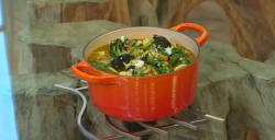 Paul Ainsworth Tuscan soup with bacon on Saturday Kitchen