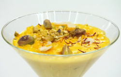 Visha’s Indian rice pudding with saffron on Masterchef 2017 UK