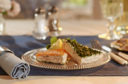 Mary Berry’s  smoked salmon with herbs and horseradish pate starter on Mary berry Everyday