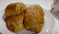 Yohan’s posh sausage rolls on Paul Hollywood City Bake