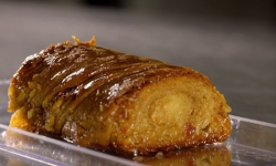 Macalis tahini dessert with filo pastry on Paul Hollywood City bakes in Cyprus