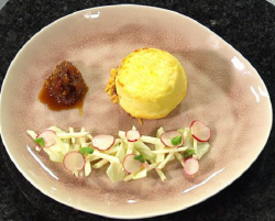 Eliza Wilson’s Twice Baked Cauliflower Souffles on Masterchef Australia 2017