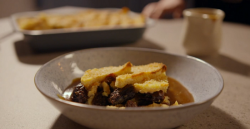 Simon Rimmer’s bread and butter pudding with Earl Grey tea on Eat the Week with Iceland