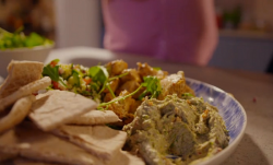 Simon Rimmer’s Lebanese chicken kebab platter on Eat the Week with Iceland