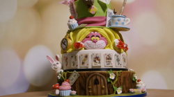 Molly Robins Mad Hatter Lemon Madeira Cake donated to charity and raised £1300 on Extreme Cake M ...