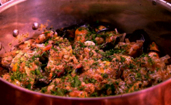 Elizabeth David’s moules a la bordelaise on the Hairy bikers Best Of British