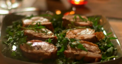 Nigella Lawson’s pork loin with mock mash on Saturday Kitchen