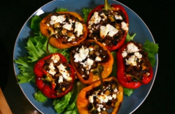 Matt Tebbutt’s stuffed peppers with feta cheese and olives Save Money: Good Food