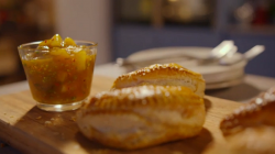 Simon Rimmer’s chicken and rice parcels with chutney on Eat the Week with Iceland