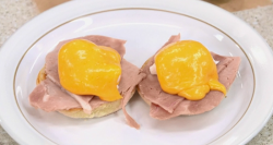 Kim Woodward’s eggs benedict on Yes Chef