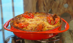 Matt’s fish pie with crayfish on Saturday Kitchen