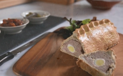 The Hairy Bikers gala pork pie with quails eggs on Saturday Kitchen