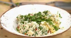 Mary Ann’s homemade pasta with crab and chilli on Yes Chef