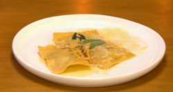 Danny’s spinach and ricotta ravioli on Yes Chef