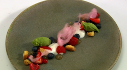 Ali’s If Summer Ever Comes To Scotland dessert on the Great British Menu