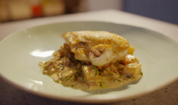 Simon Rimmer chicken with celeriac on Eat the Week with Iceland